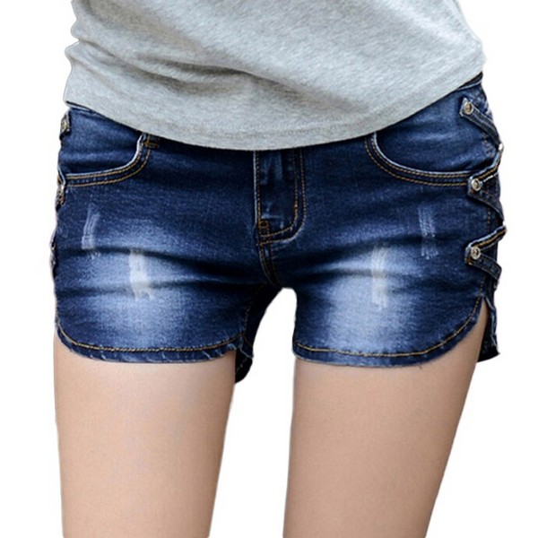 Denim shorts