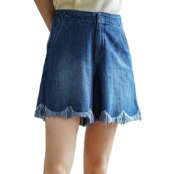 High-waisted shorts