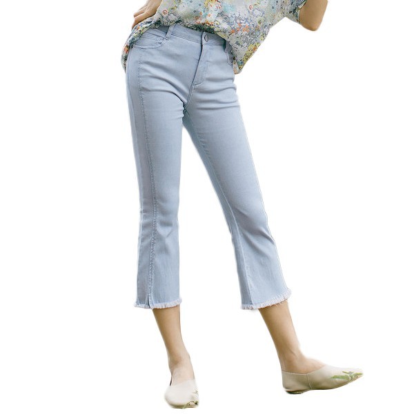 Denim Flared Pants