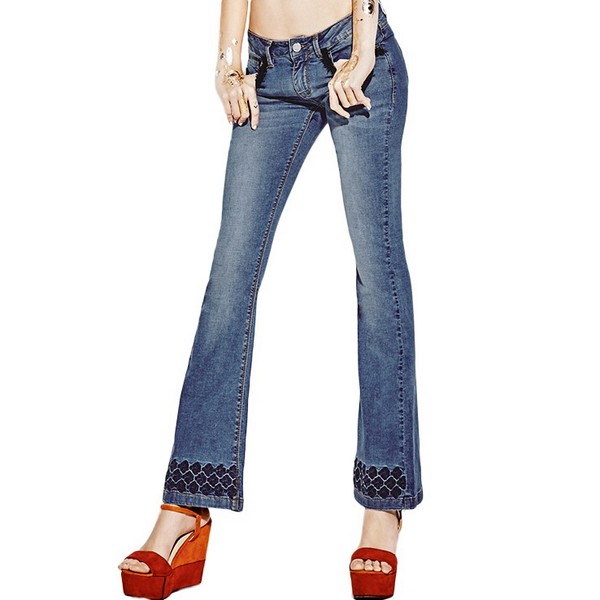 Denim Flared Pants