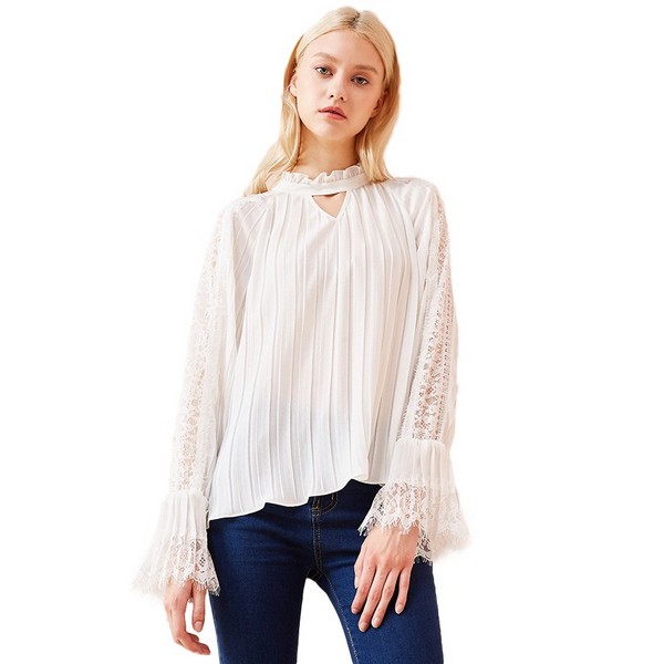 Long Sleeve Chiffon Shirt