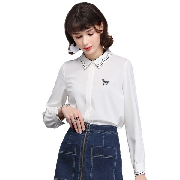 Long Sleeve Chiffon Shirt