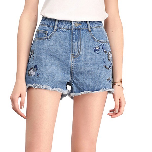 Denim shorts