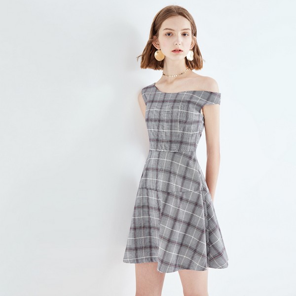 plaid dress