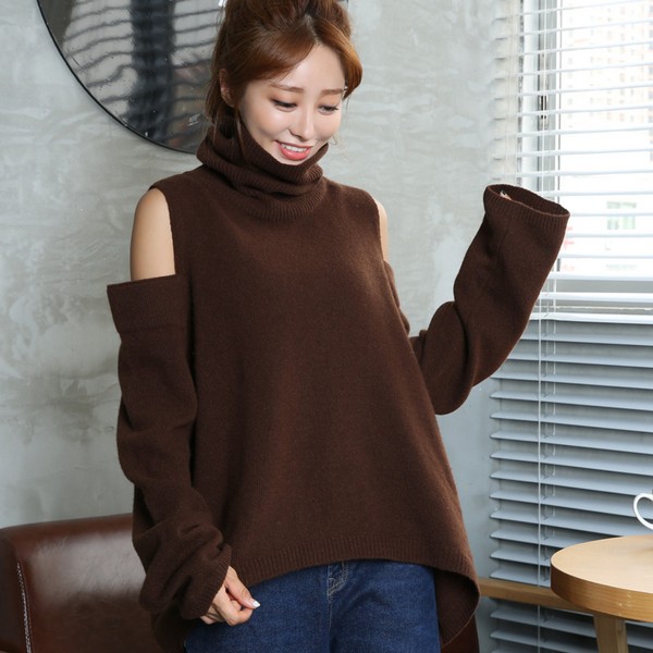 Knitted Batwing Sweater